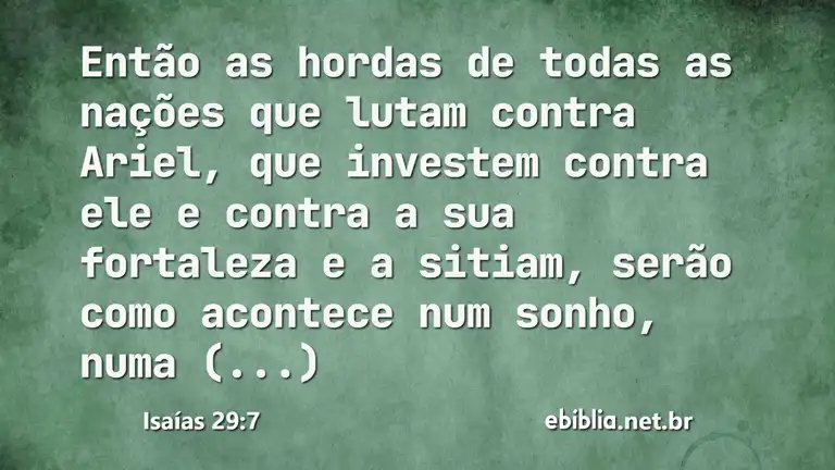 Isaías 29:7