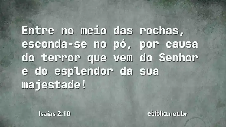 Isaías 2:10