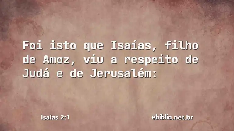 Isaías 2:1