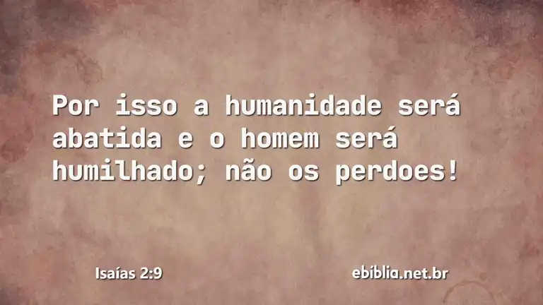 Isaías 2:9