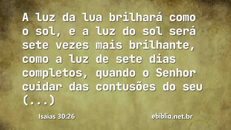 Isaías 30:26