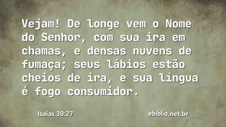 Isaías 30:27