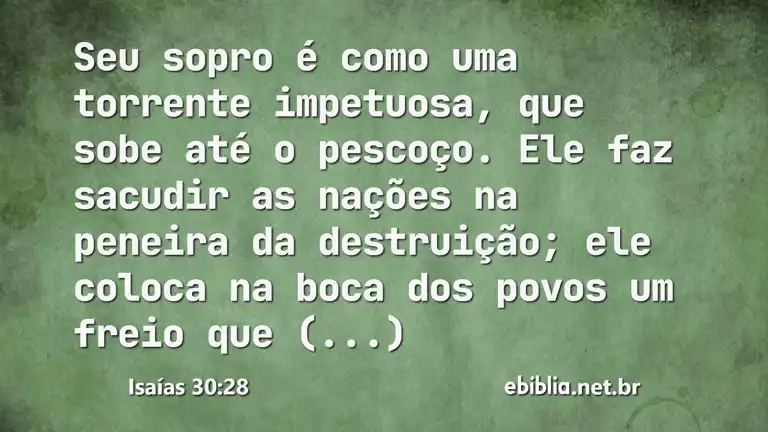 Isaías 30:28