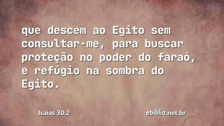 Isaías 30:2