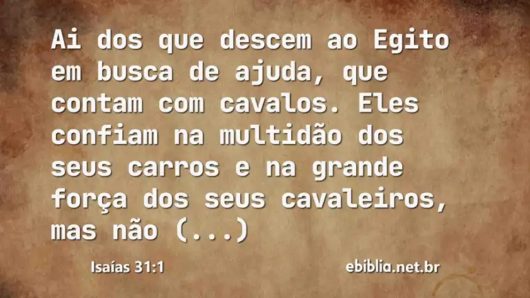 Isaías 31:1