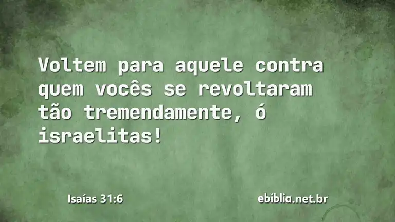 Isaías 31:6