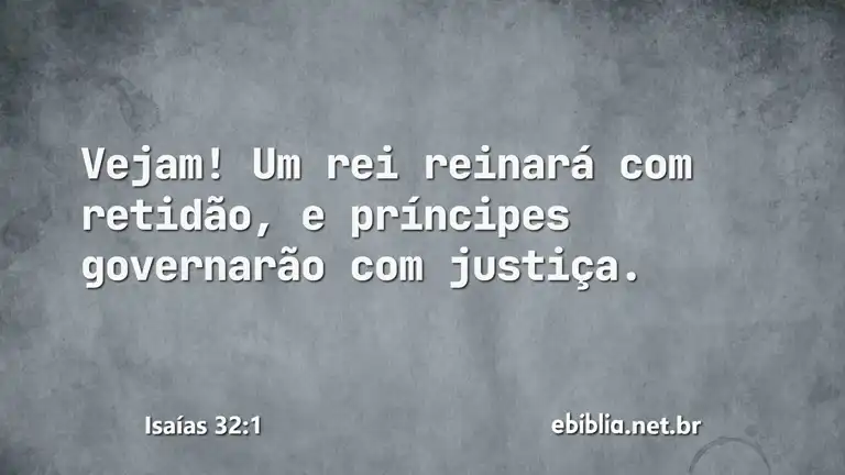 Isaías 32:1