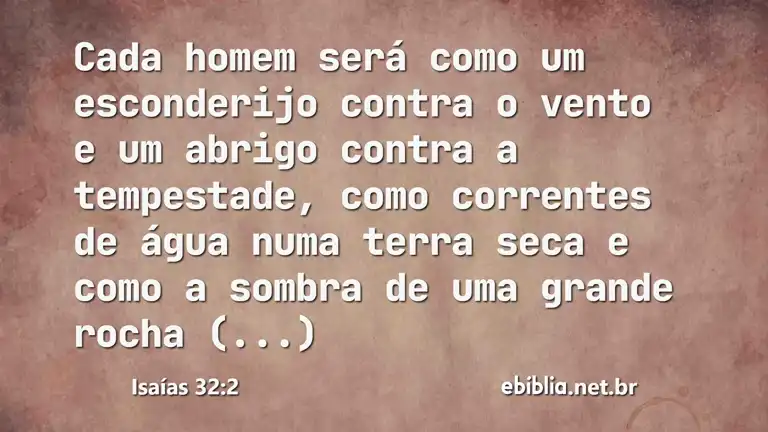 Isaías 32:2