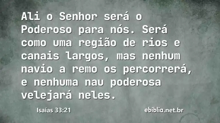 Isaías 33:21