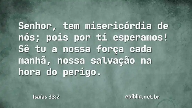 Isaías 33:2