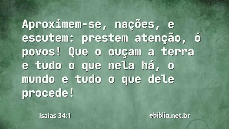 Isaías 34:1