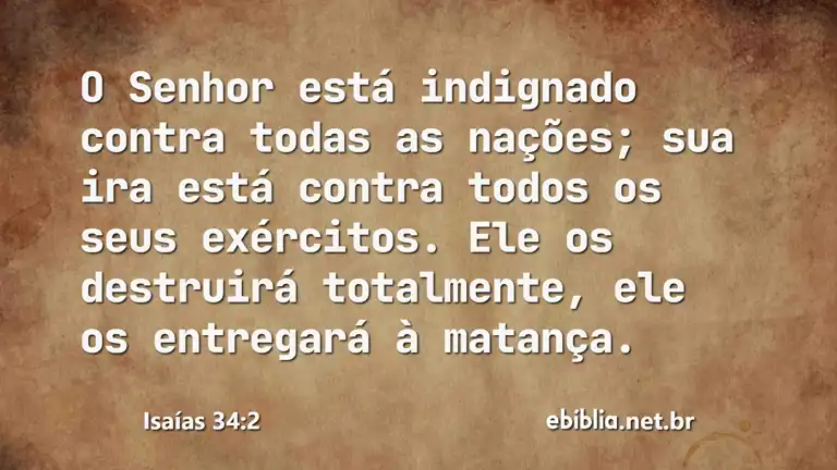 Isaías 34:2