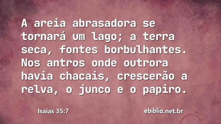 Isaías 35:7