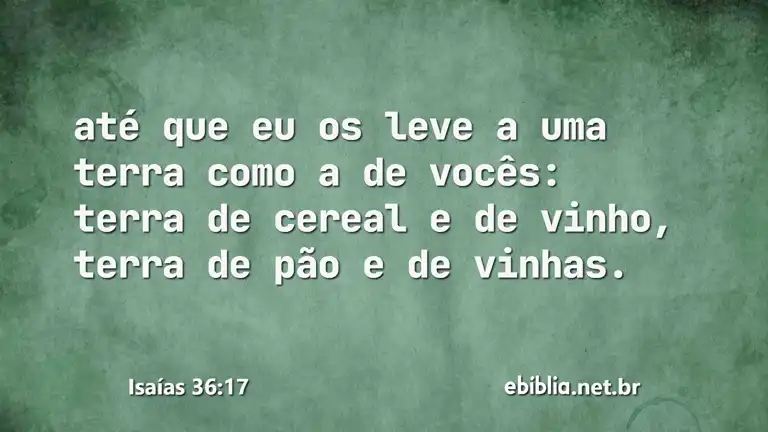 Isaías 36:17