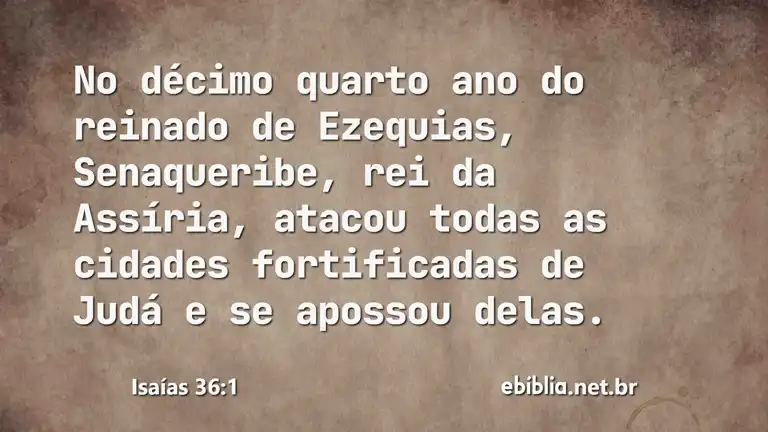 Isaías 36:1