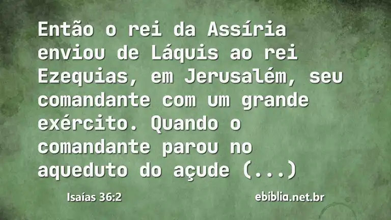 Isaías 36:2