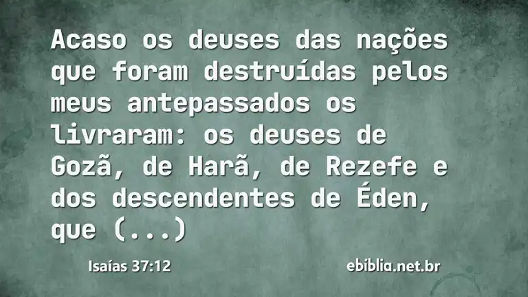 Isaías 37:12