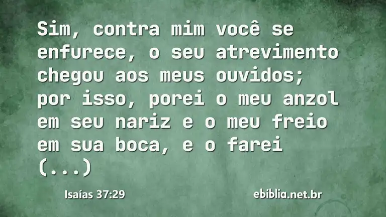 Isaías 37:29