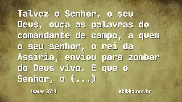 Isaías 37:4