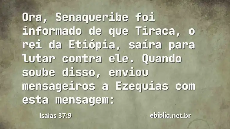 Isaías 37:9