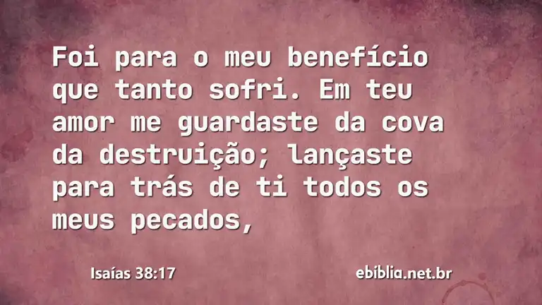 Isaías 38:17