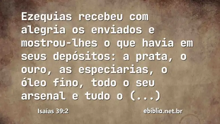 Isaías 39:2