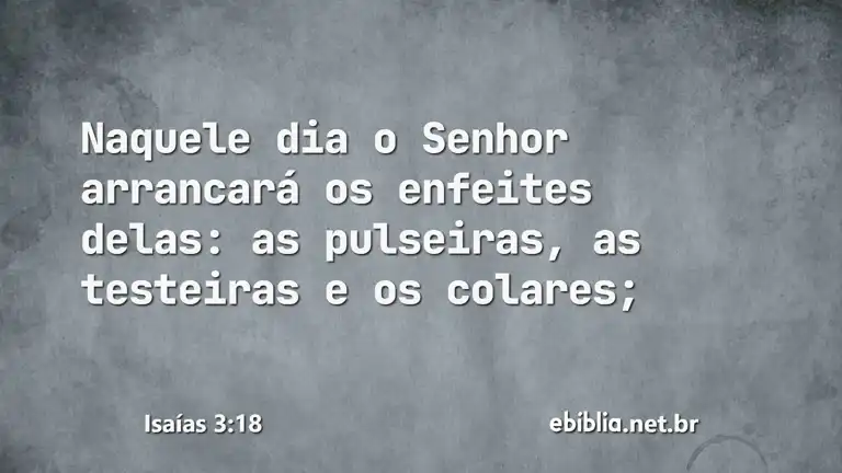 Isaías 3:18