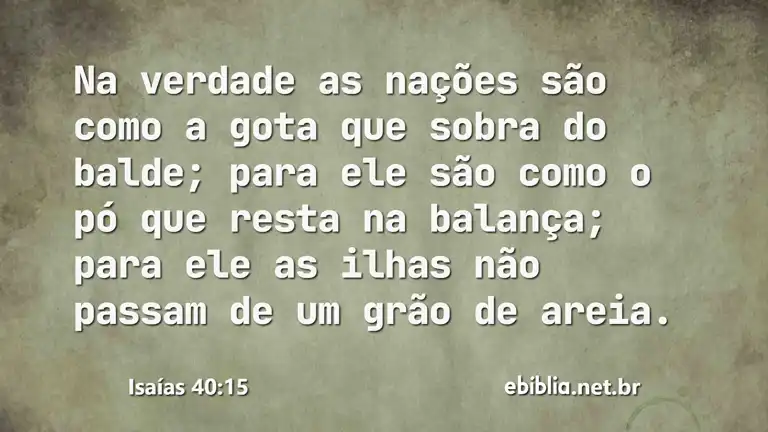 Isaías 40:15