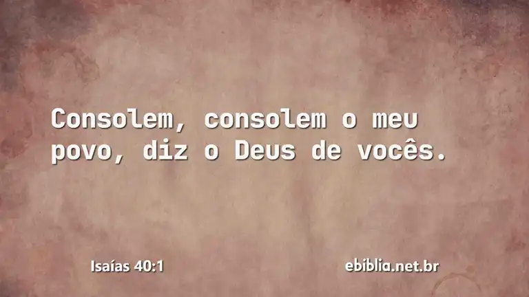 Isaías 40:1