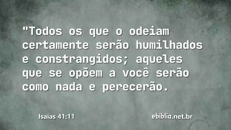 Isaías 41:11