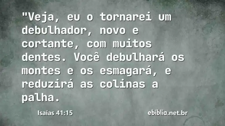 Isaías 41:15