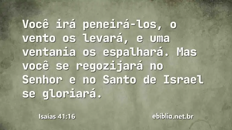 Isaías 41:16