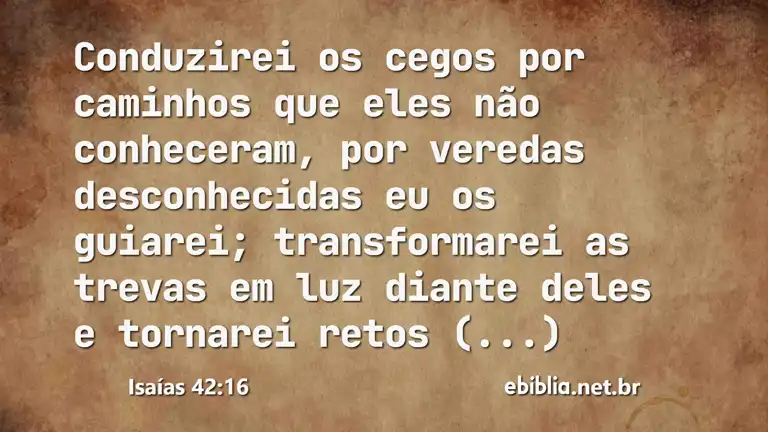 Isaías 42:16