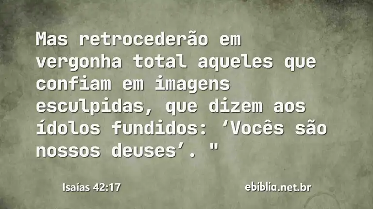 Isaías 42:17