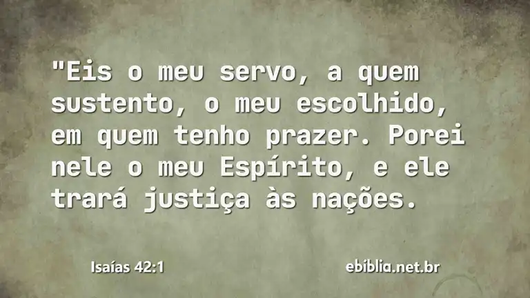 Isaías 42:1