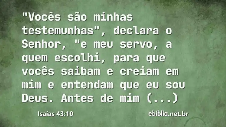 Isaías 43:10