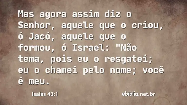 Isaías 43:1