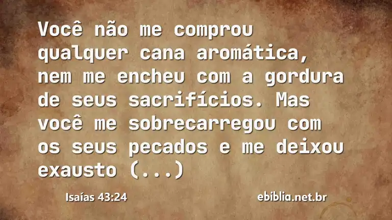 Isaías 43:24