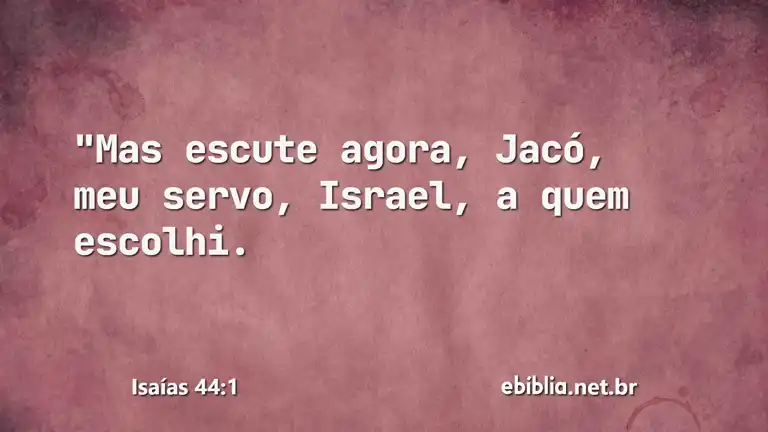 Isaías 44:1