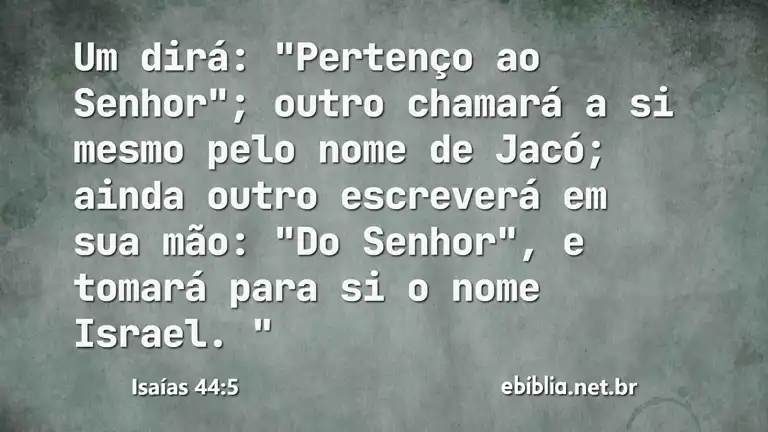 Isaías 44:5