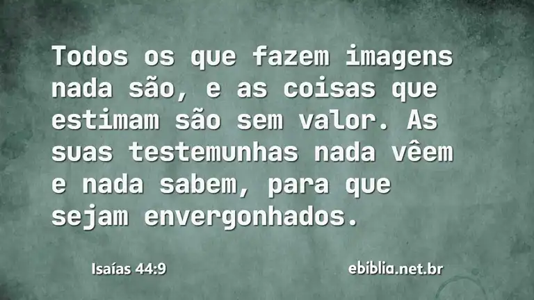 Isaías 44:9