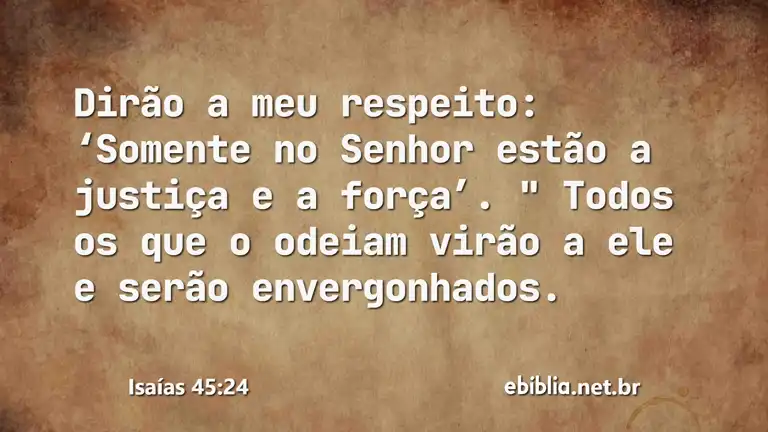 Isaías 45:24