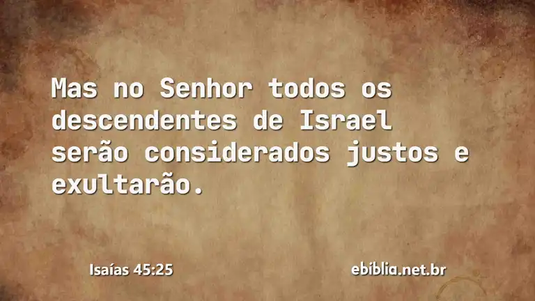 Isaías 45:25