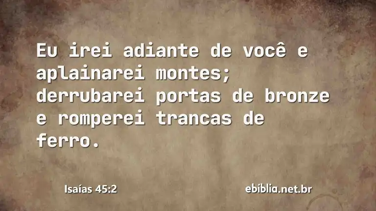 Isaías 45:2