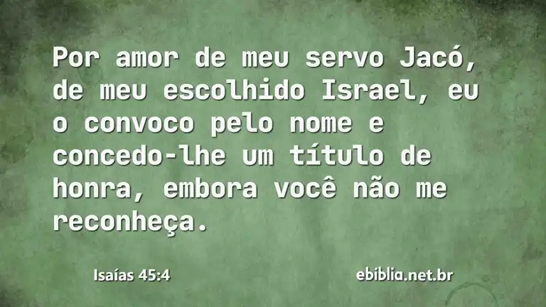 Isaías 45:4