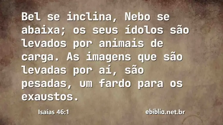 Isaías 46:1