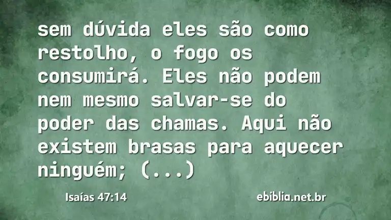 Isaías 47:14