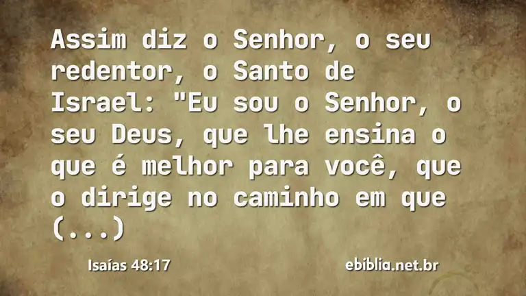 Isaías 48:17