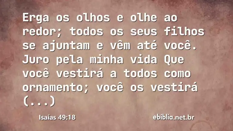 Isaías 49:18