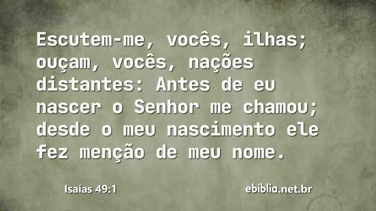 Isaías 49:1